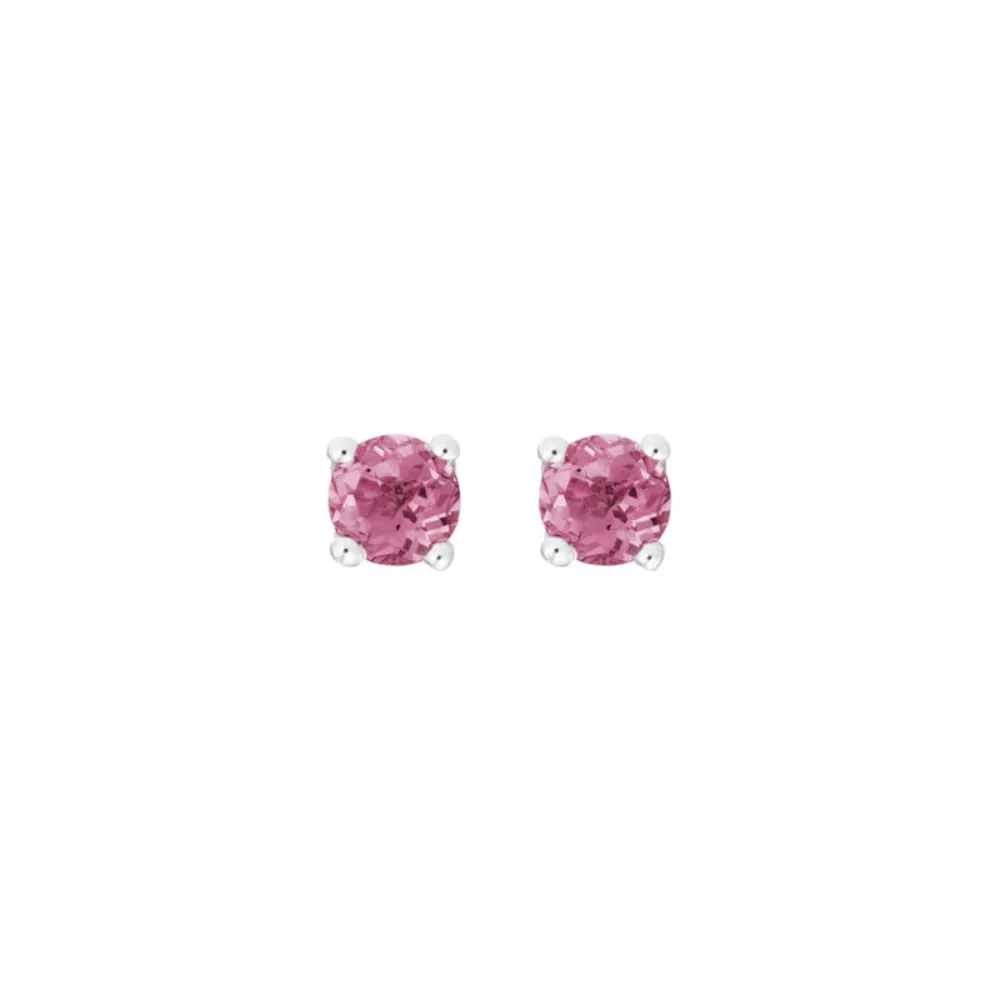 14k Gemstone Stud Earrings
