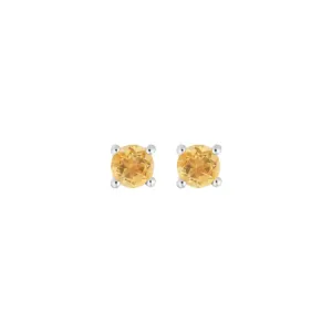 14k Gemstone Stud Earrings