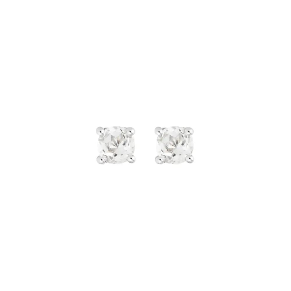 14k Gemstone Stud Earrings