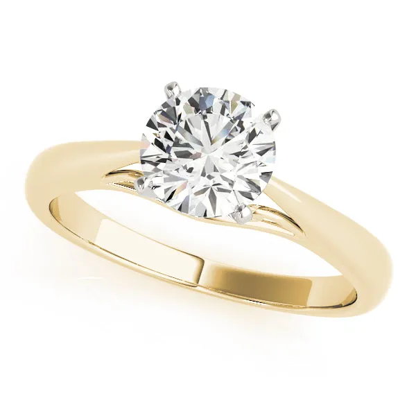 14k Solitaire (peg head) Engagement Ring