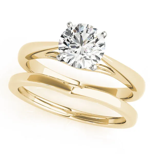 14k Solitaire (peg head) Engagement Ring