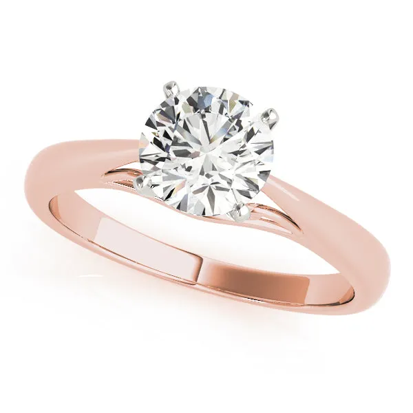 14k Solitaire (peg head) Engagement Ring