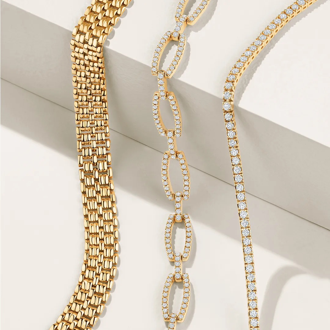 2ct TW Diamond Bracelet in 9ct Yellow Gold