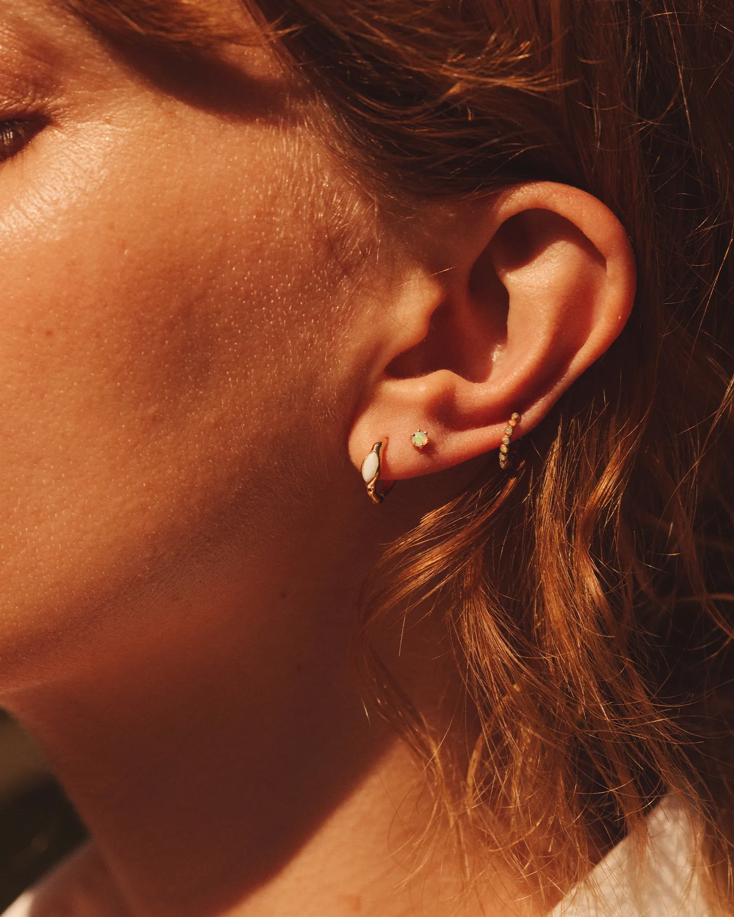 6 Prong Opal Stud