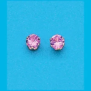 6mm Created Pink Sapphire