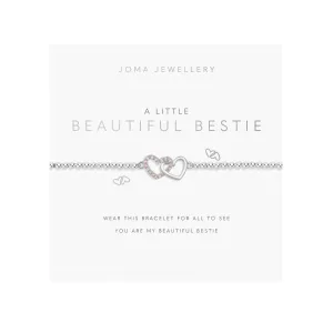 A Little 'Beautiful Bestie' Bracelet | Silver Plated