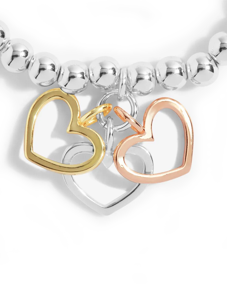 A Little Beautiful Friend Bracelet in Silver & Rose Gold