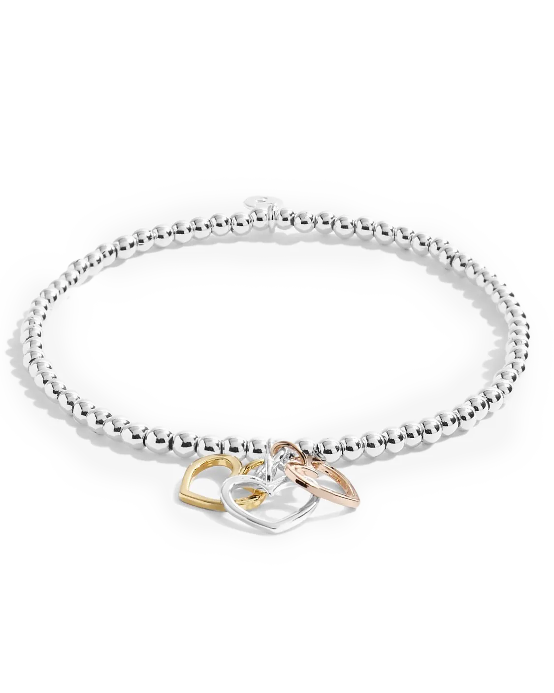 A Little Beautiful Friend Bracelet in Silver & Rose Gold