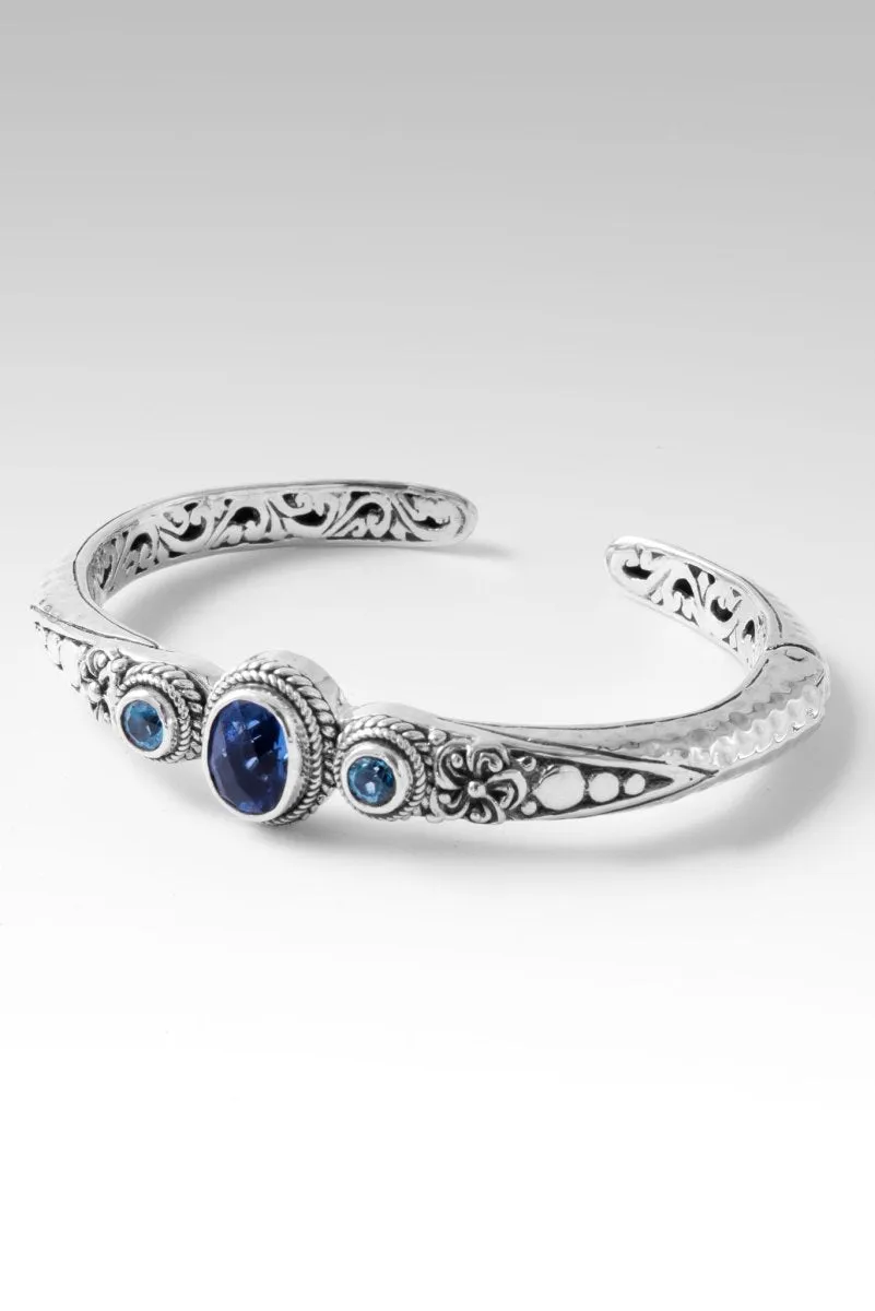 Admiration Cuff™ in Blue Violet Fluorite