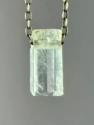 Aquamarine Crystal Necklace