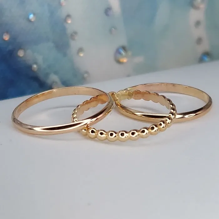 Bead Berri & Classic Bands (14K gold-filled)