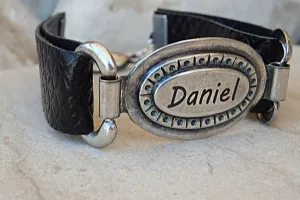Black Name ID Bracelet
