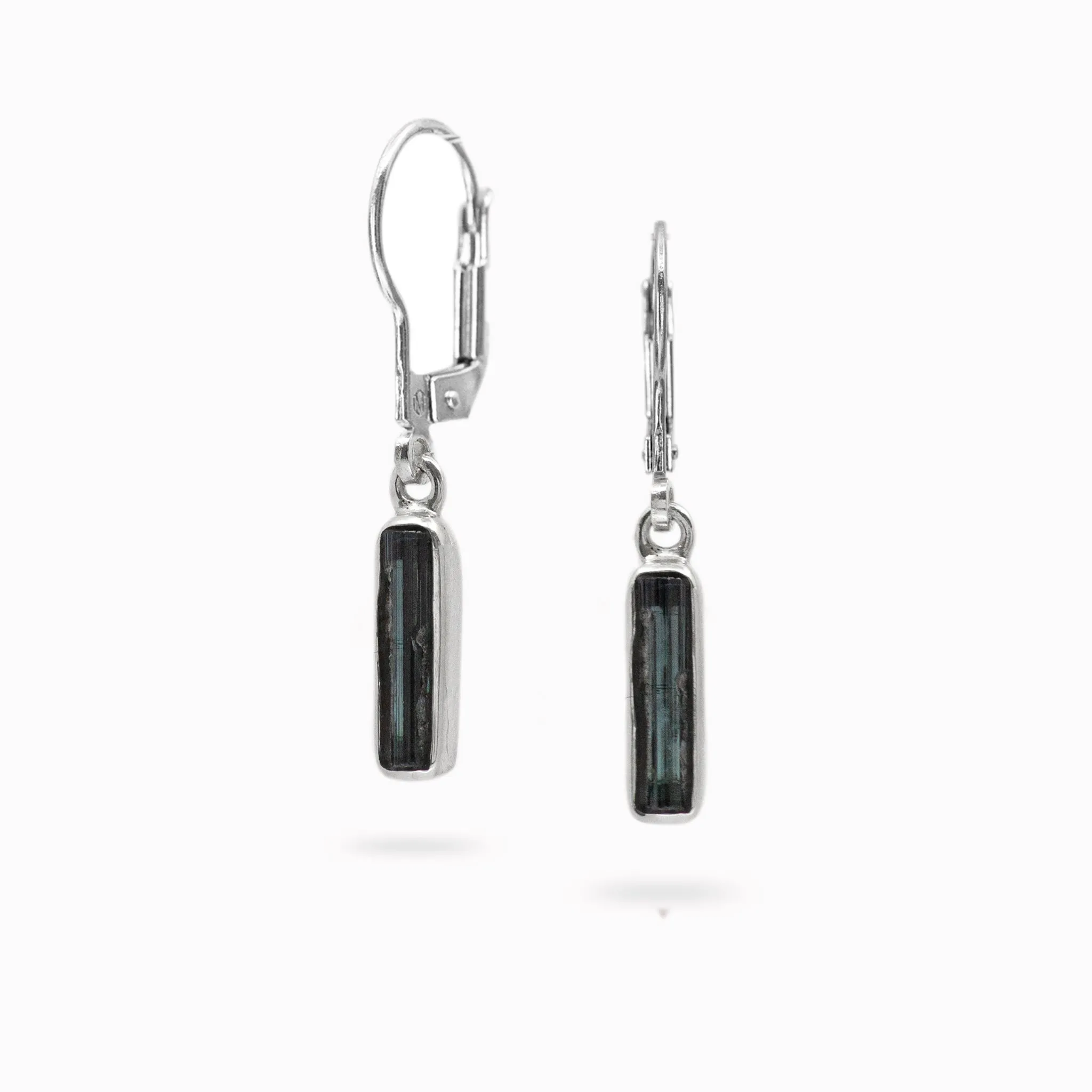 Blue Tourmaline Drop Earrings