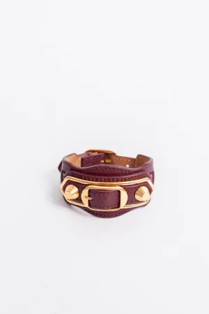 BORDEAUX STUD CUFF