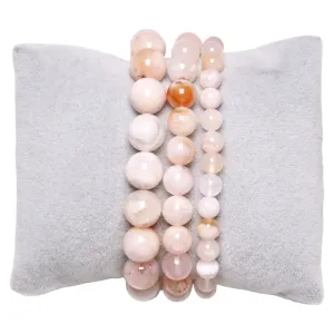 Bracelet Agate Fleur de cerisier A 