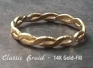 Braid - Classic (Sterling Silver or 14K Gold-Filled