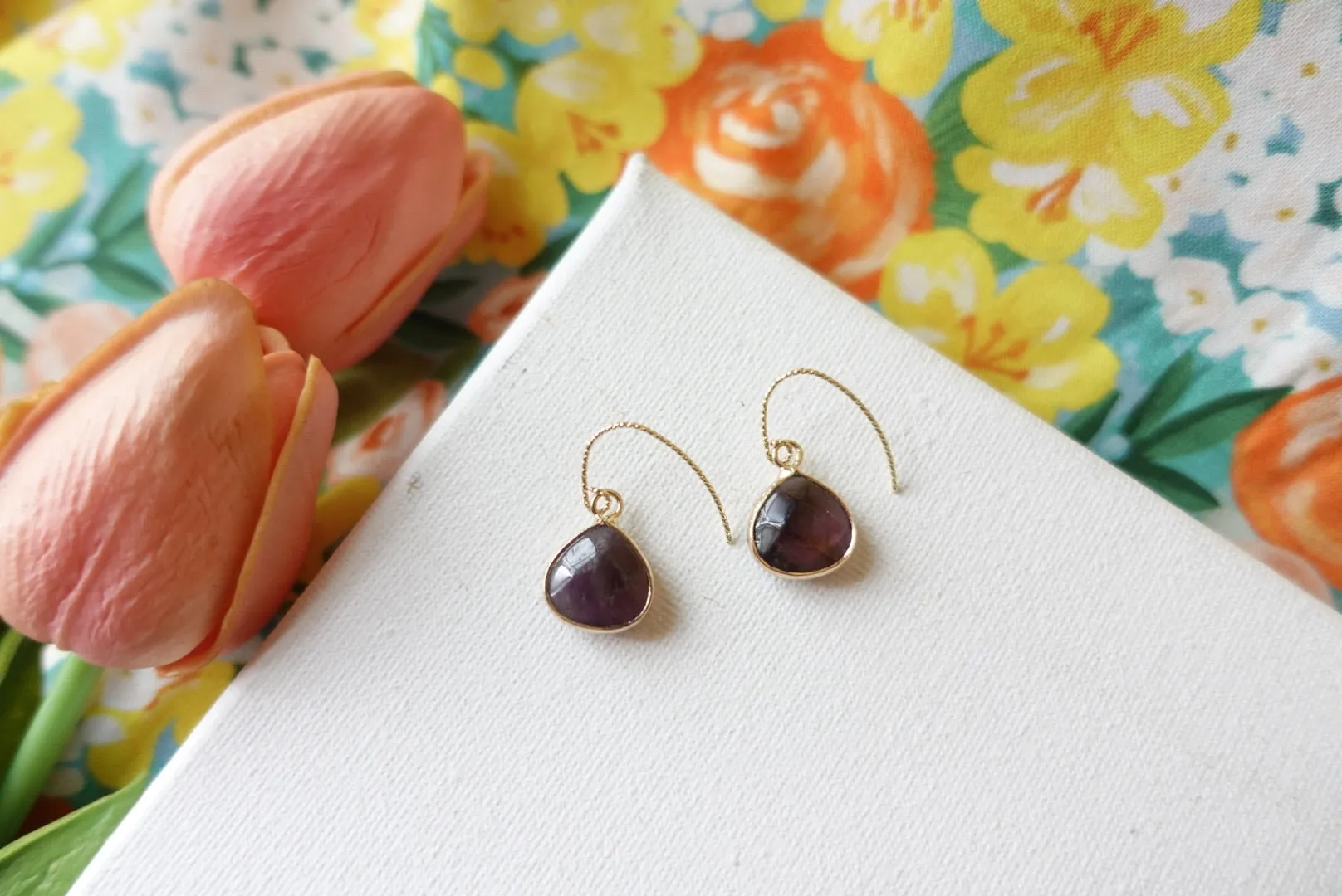 Carillo Natural Gemstone Earrings