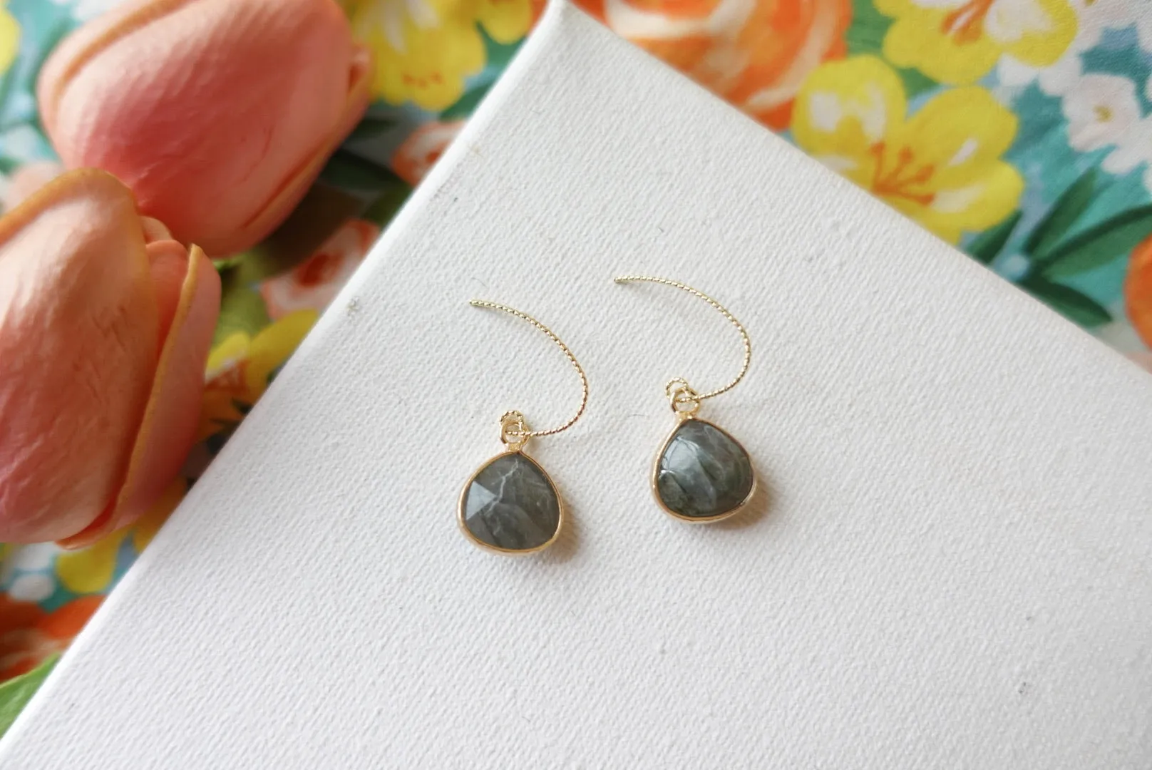 Carillo Natural Gemstone Earrings