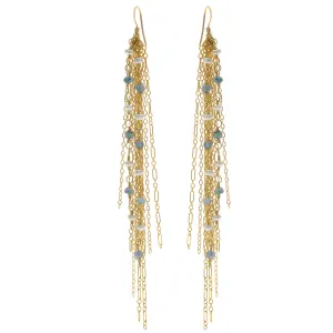 Cascading Gemstone Earrings