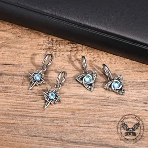 Celtic Knot Moonstone Stainless Steel Earrings