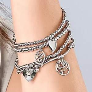 Clogau Awyr Y Nos Affinity Bead Bracelet - 3SAFF0192