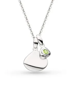 Coast August Birthstone Peridot Tag Necklace