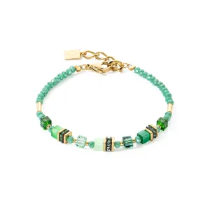 Coeur De Lion Green Mini Cubes Bracelet