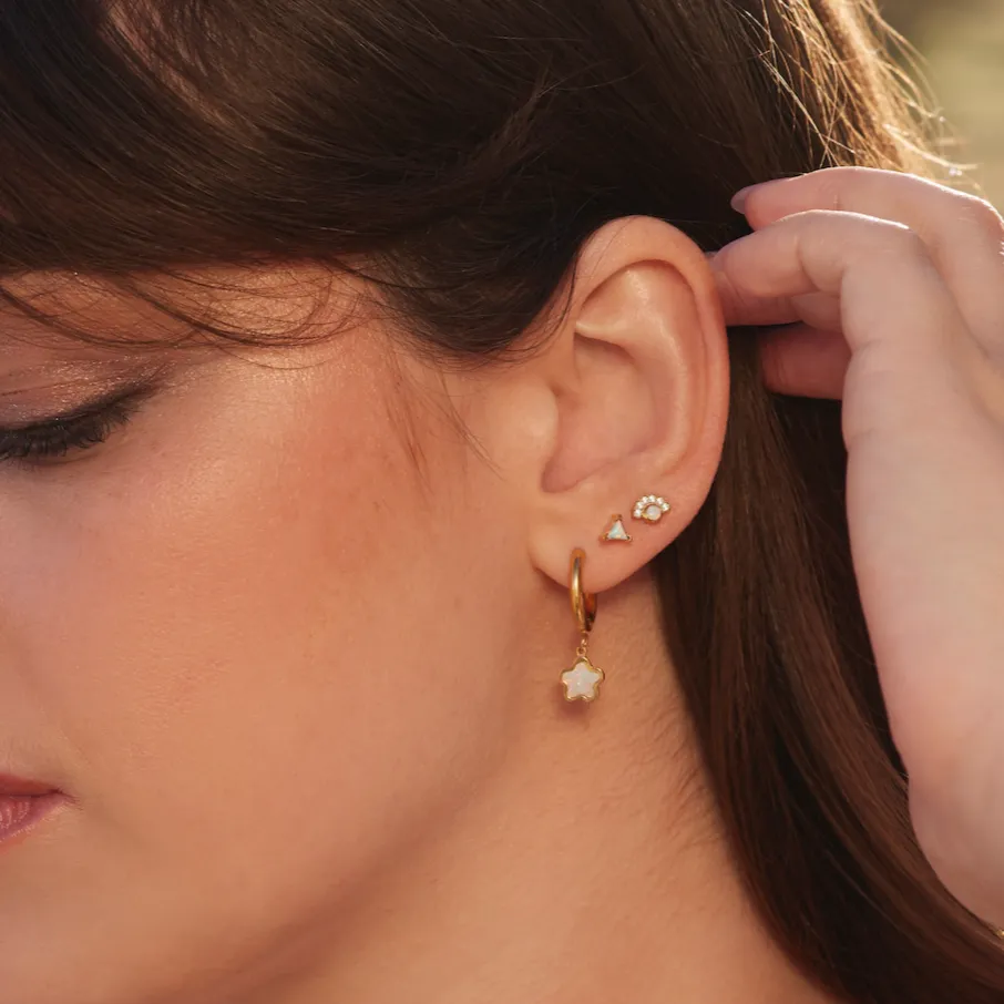 Collete Opal Stud Earrings