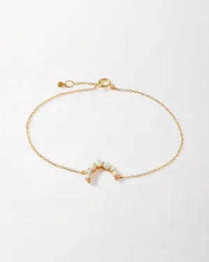 Crescent Opal Bracelet