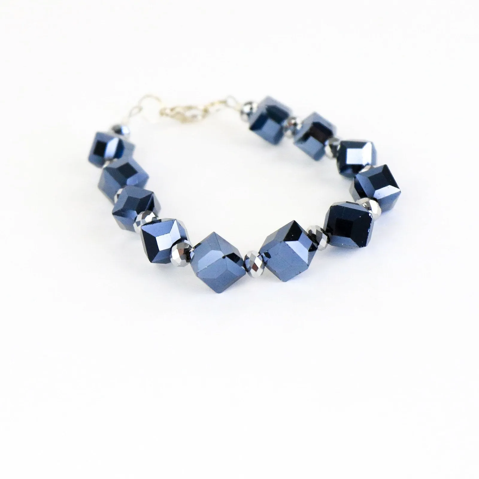 Crystal Cube Bracelet
