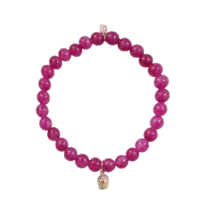 Cupcake Beaded Bracelet