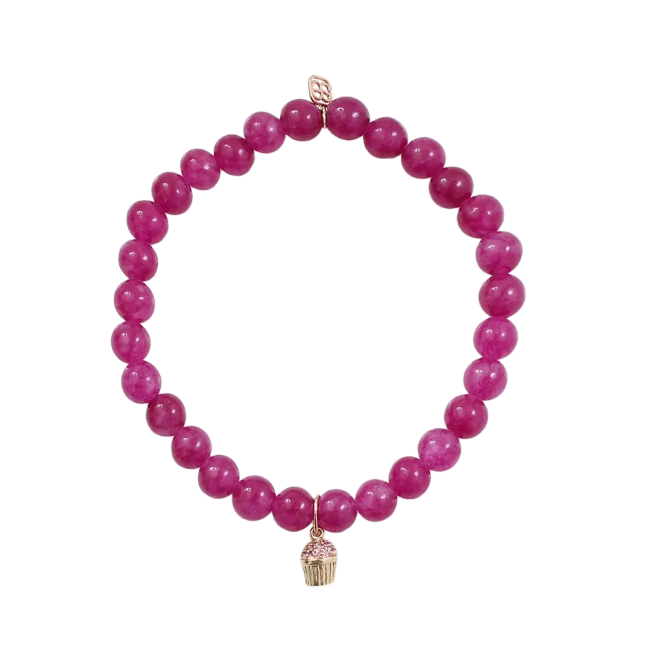 Cupcake Beaded Bracelet