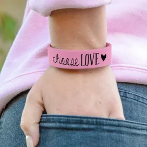 Custom Leatherette Kids Cuff Bracelet "Choose LOVE"