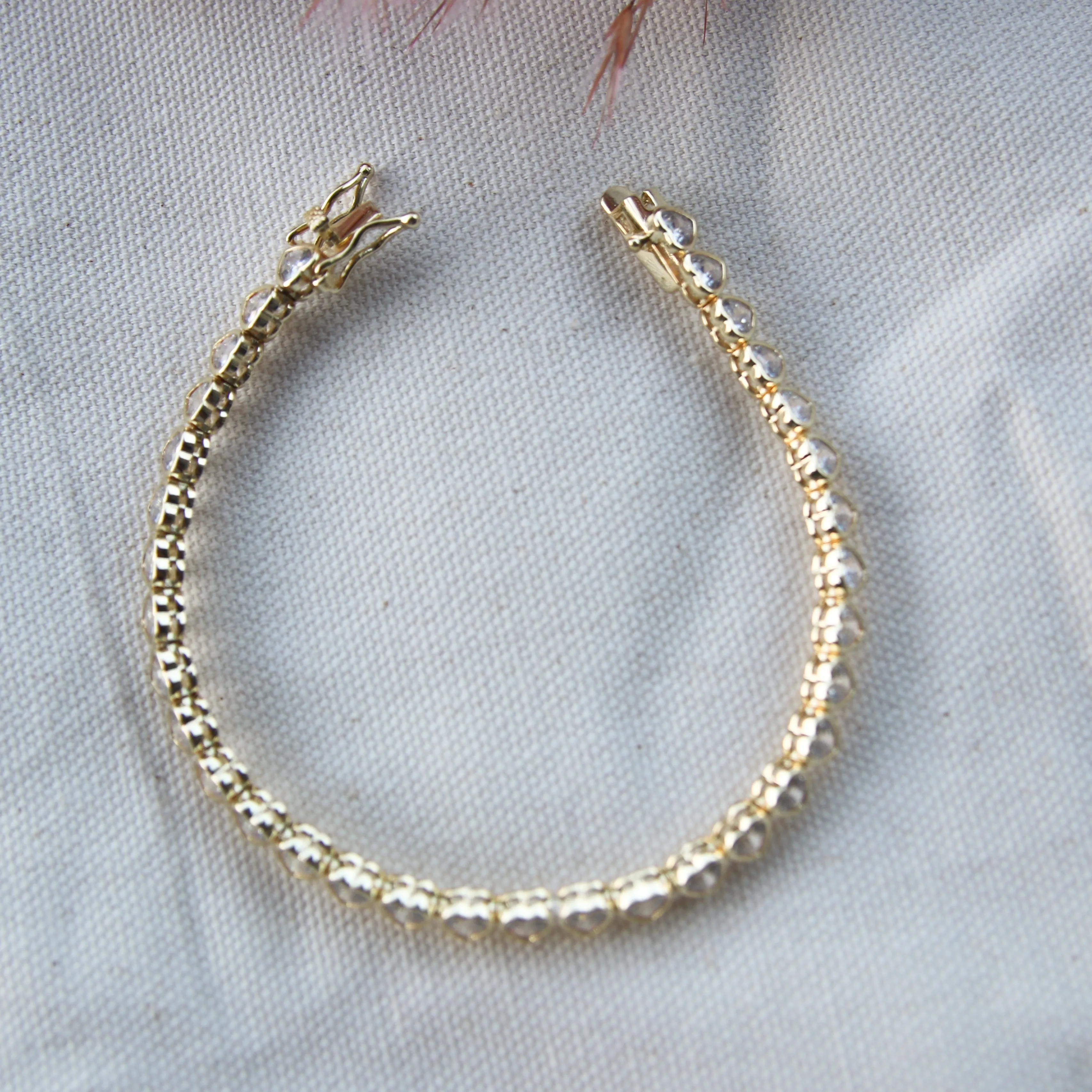 CZ Hearts Bracelet