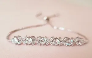 CZ Tennis Bracelet XOXO