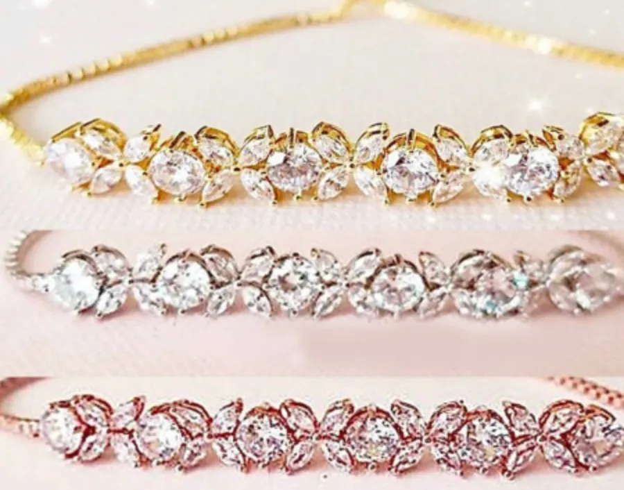 CZ Tennis Bracelet XOXO