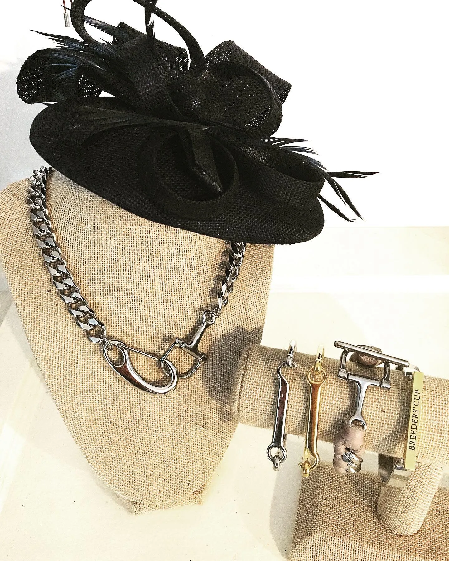 D-BIT CURB CHAIN CHOKER | Breeders Cup Limited | Equestrian Jewelry | D-Bit Necklace - AtelierCG™
