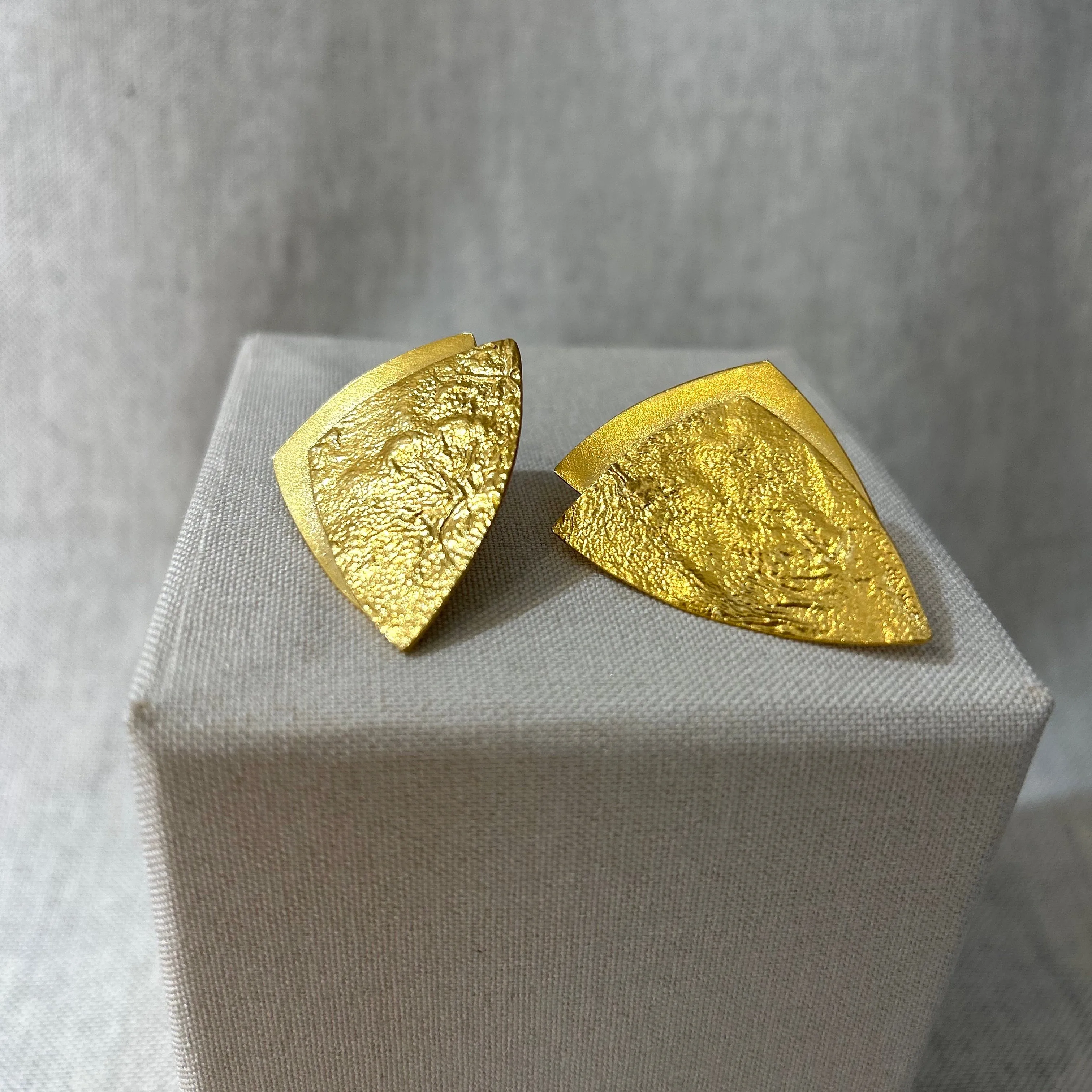 Double Moonscape Studs