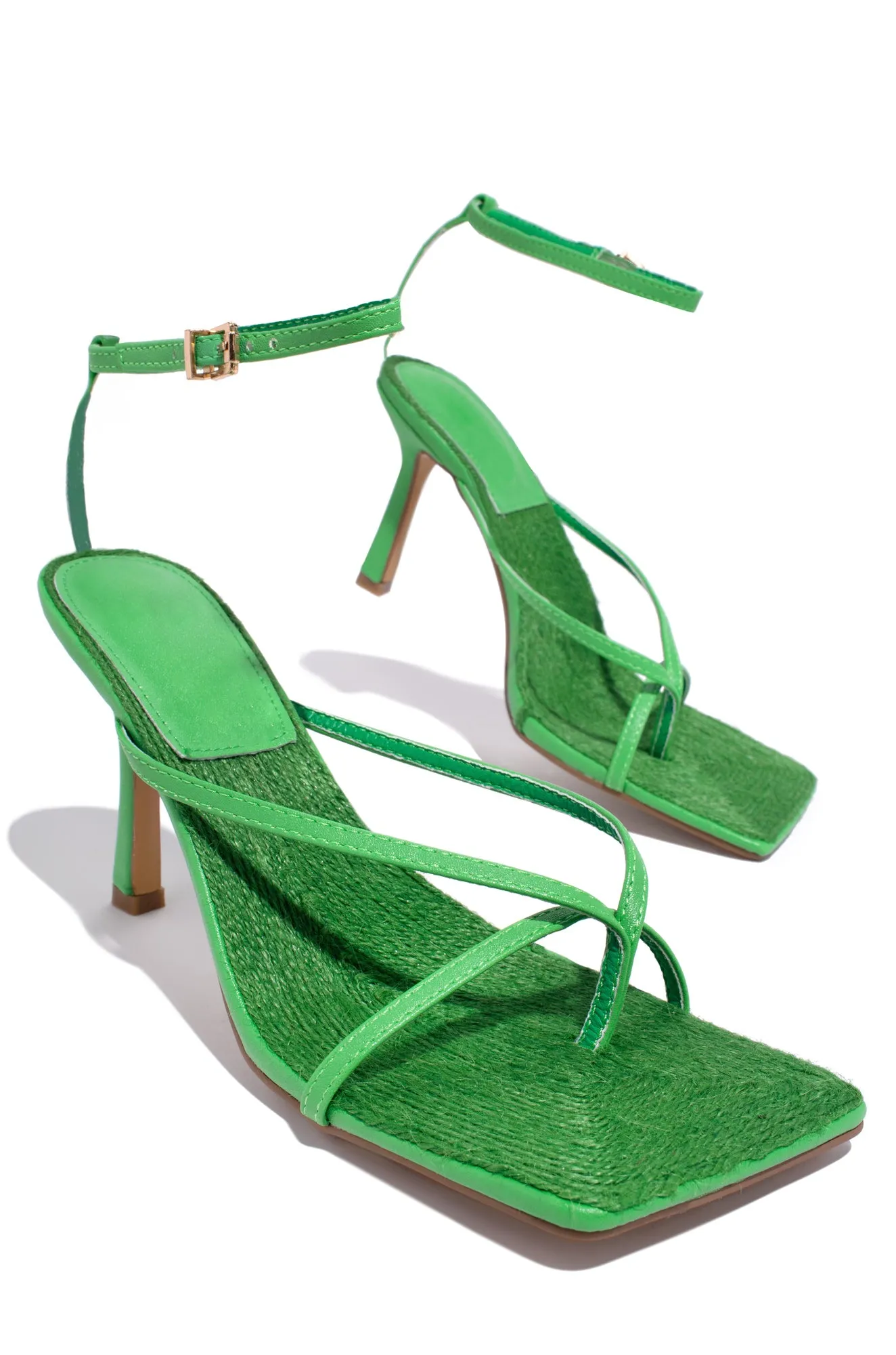 Euphoria Espadrille Heels - Green