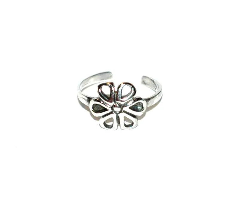 Flower Toe Ring