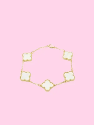 Gold Clover Bracelet