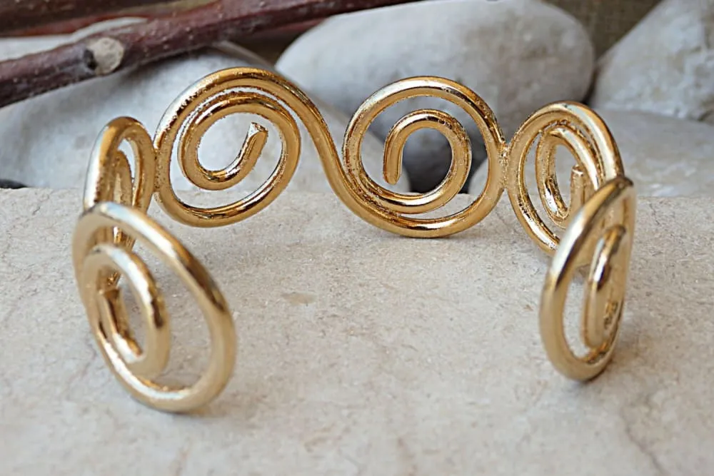 Gold plated bracelet