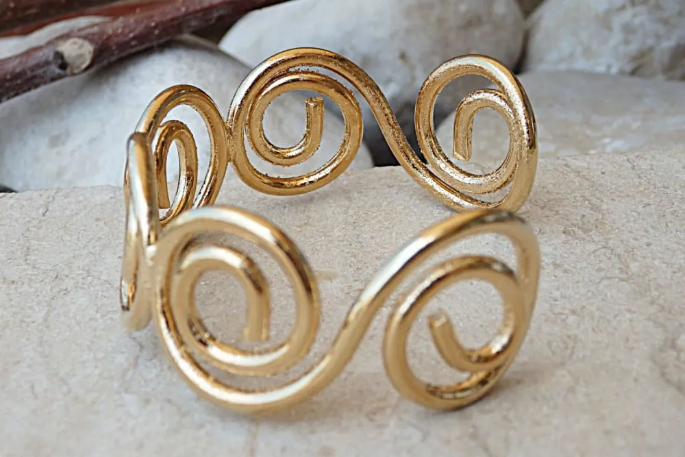 Gold plated bracelet