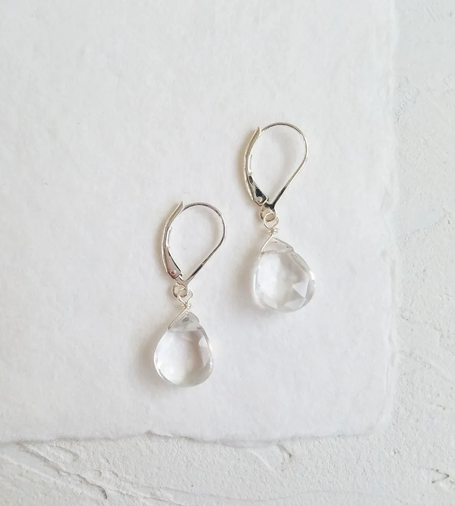 Grace Rock Quartz Earrings