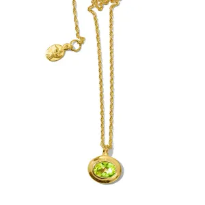Greco Necklace, Peridot, Gold