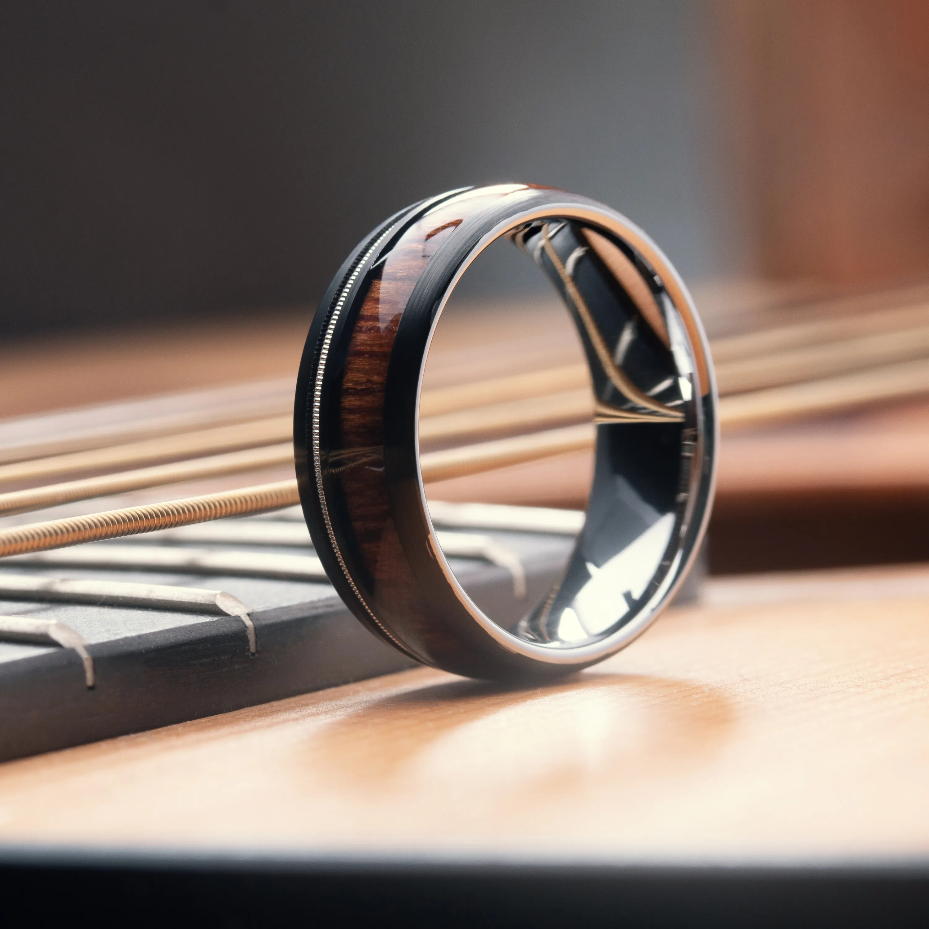 Guitar String Wedding Band