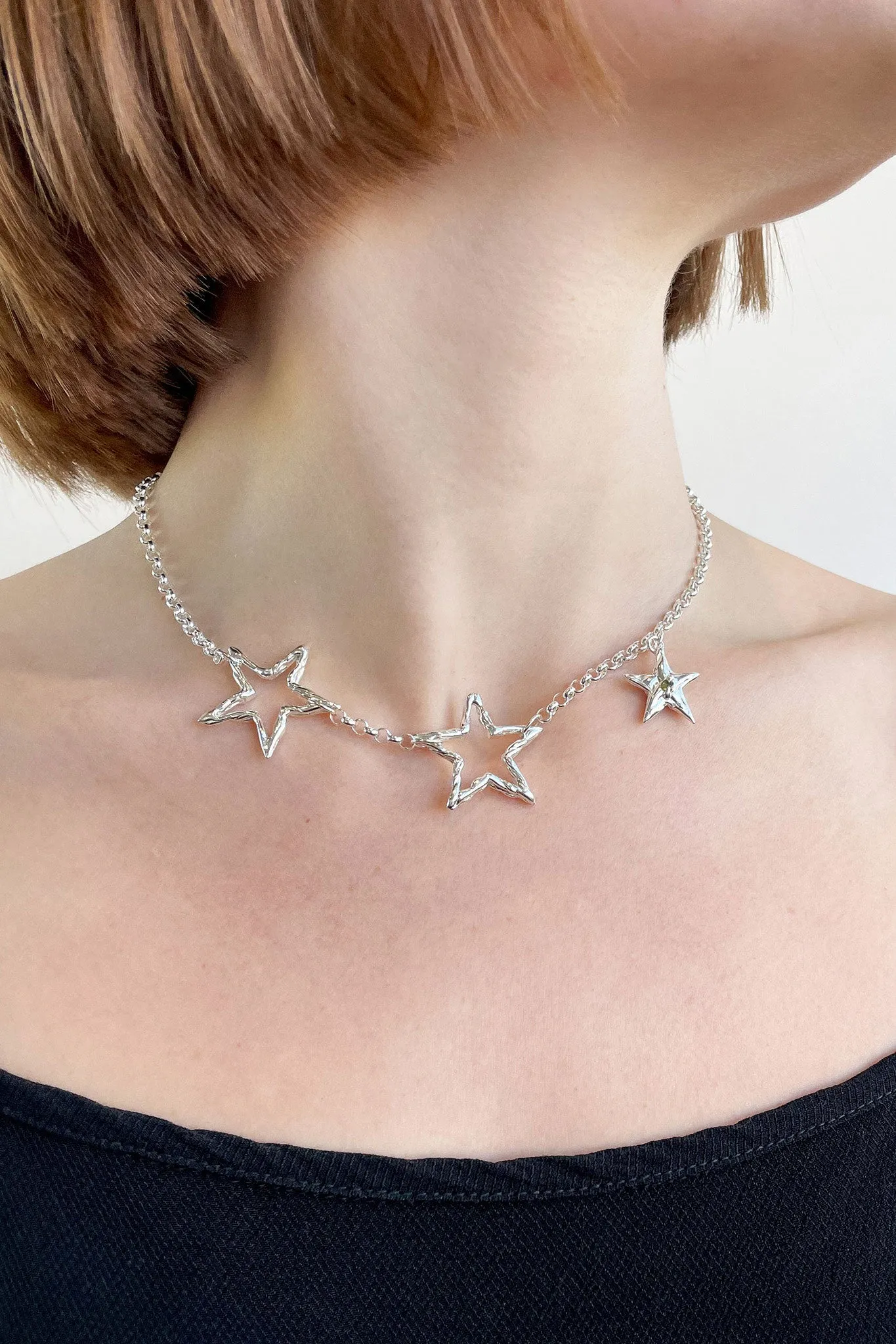 Halo Necklace | Silver/Peridot