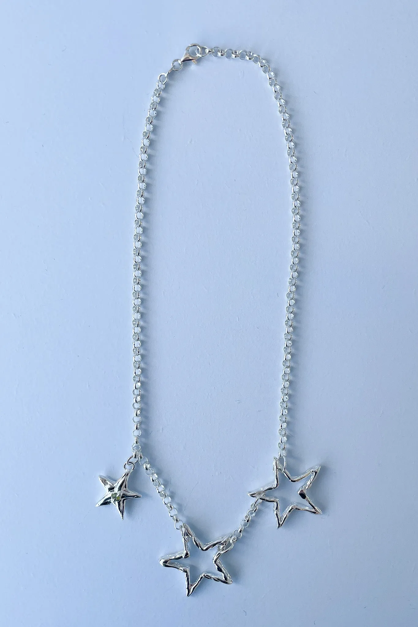 Halo Necklace | Silver/Peridot