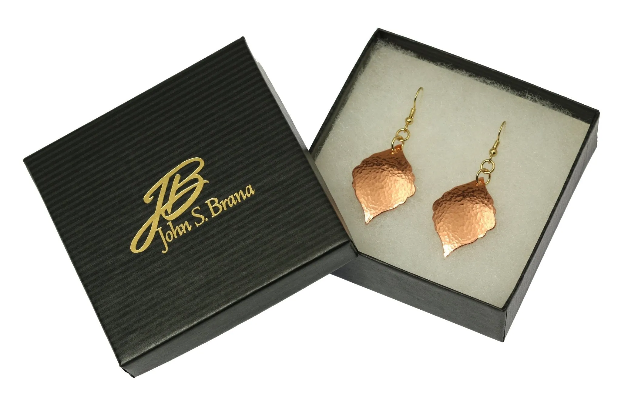 Hammered Copper Moroccan Drop Earrings