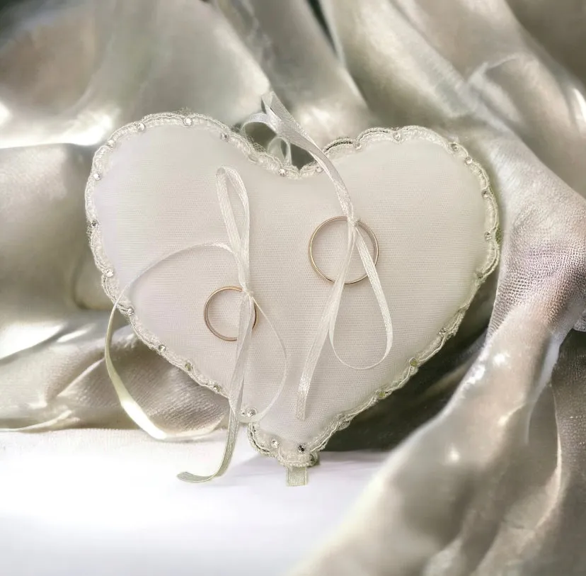 Heart Shape Ring Bearer Cushion